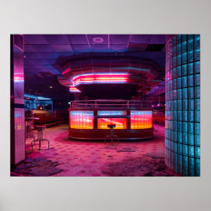 Neon Diner Poster