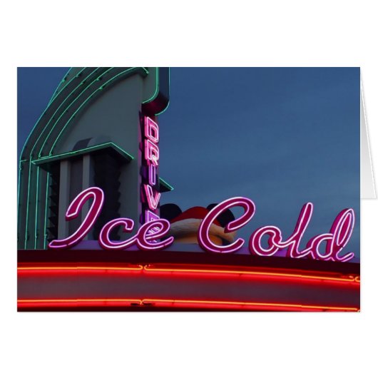Neon Diners Ice Cold Cards (Front Horizontal)