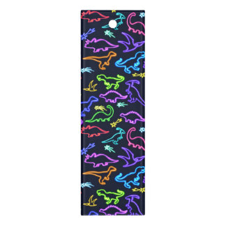 Neon Dinosaurs Skateboard Ruler