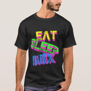 Neon DJ t shirt   eat sleep mix