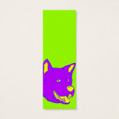 Neon Dog Bookmark (Back)