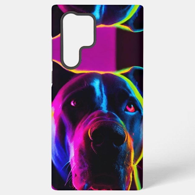 neon dog samsung galaxy case (Back)