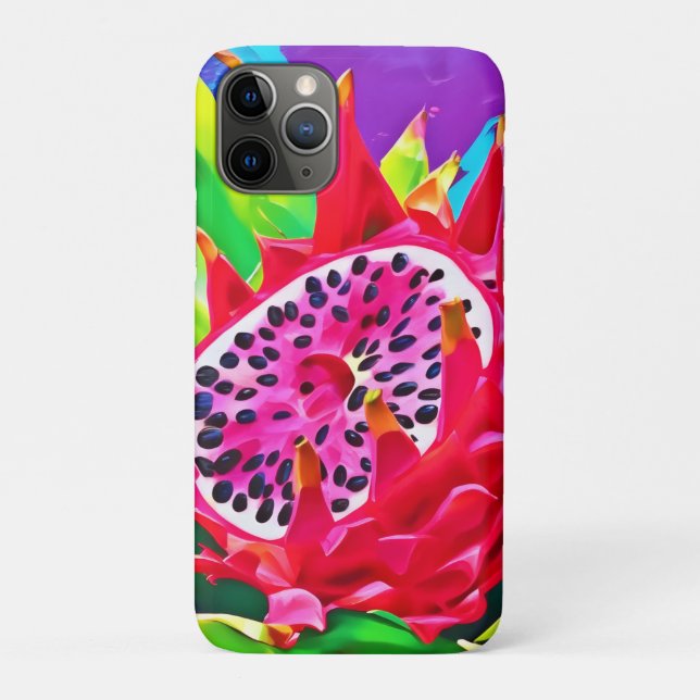 Neon Dragon Fruit Splendor Case-Mate iPhone Case (Back)