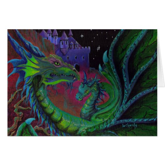 NEON DRAGON I CARDS (Front Horizontal)