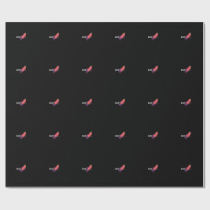 Neon Dragonfly – Aesthetic Nature Transforma Wrapping Paper