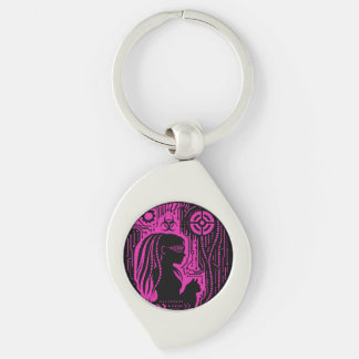 Neon Dread Protocol Keychain