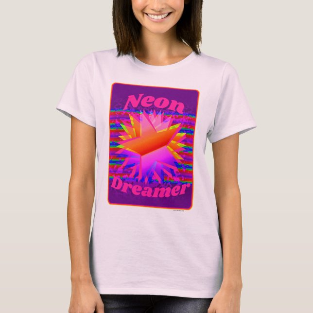  Neon Dreamer Awesome Vintage Aesthetic Design T-Shirt (Front)