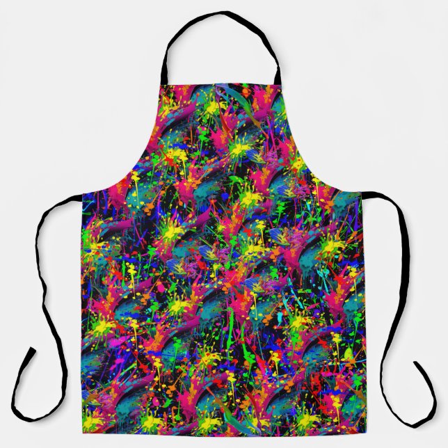 Neon Dreams CBDOilPrincess  Apron (Front)