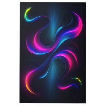 Neon Dreams III Metal Wall Art | Modern Abstract