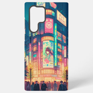 Neon Dreams of Shibuya Samsung Galaxy S22 Ultra Case