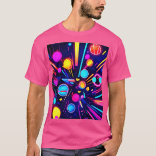 Neon Dreams - Psychedelic Shapes & Colors T-Shirt