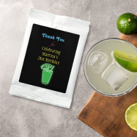 Neon Drink 21st Birthday Party Favor