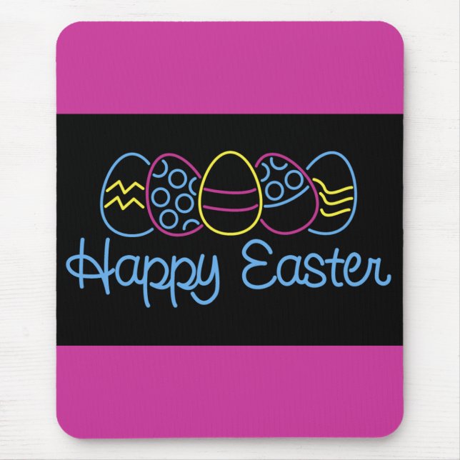 Neon Eggs - Mouse Pad (Front)