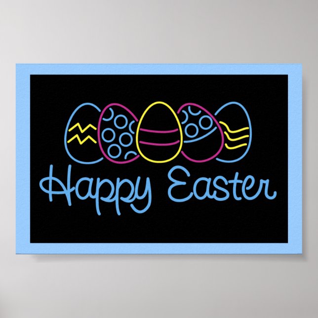 Neon Eggs - Poster (Front)