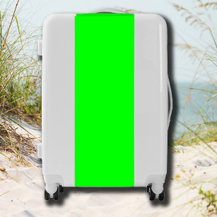 Neon Electric Green Solid Color   Classic Luggage