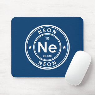Neon Element Blue Mouse Pad