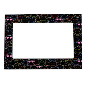 Neon Emojis Magnetic Frame