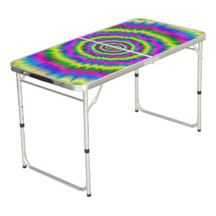 Neon Explosion Beer Pong Table