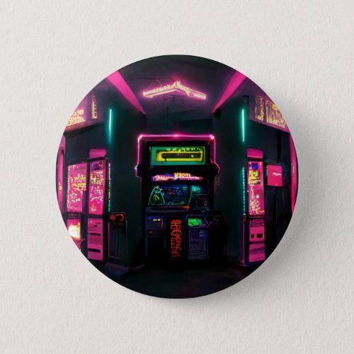 Neon Fantasy Arcade Button