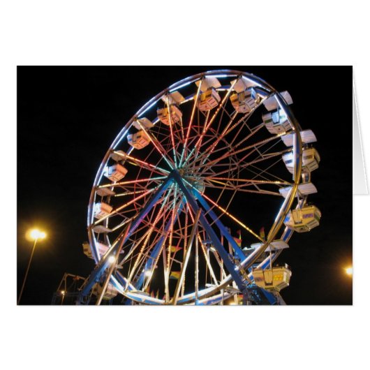 Neon Ferris Wheel Cards (Front Horizontal)