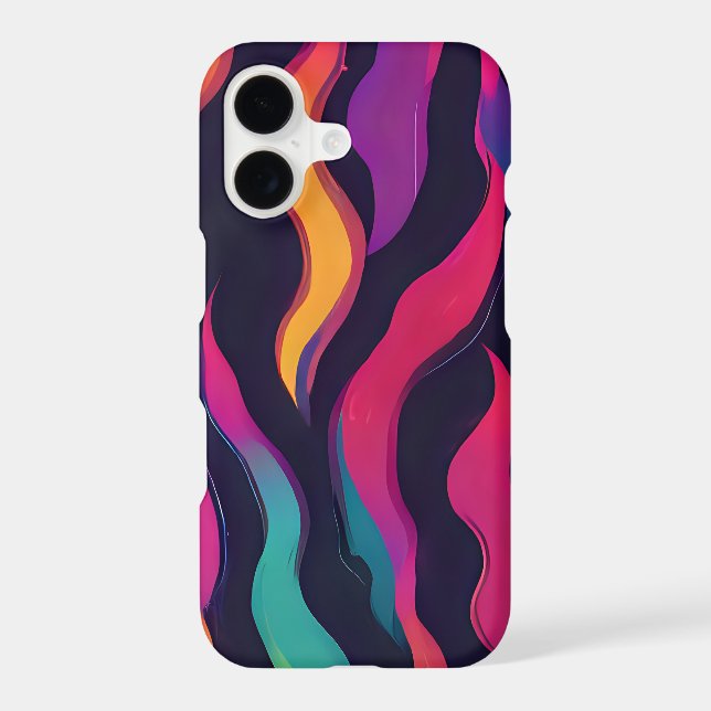Neon Fire Flame Iphone Case (Back)