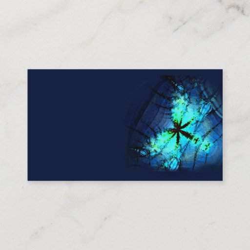 Customizable Neon firefly business card