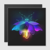 Neon Firefly on black (Front/Back)