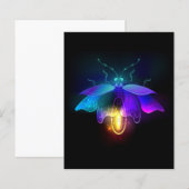 Neon Firefly on black (Front/Back)