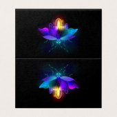 Neon Firefly on black (Outside Unfolded)
