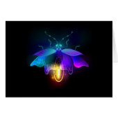 Neon Firefly on black (Front Horizontal)