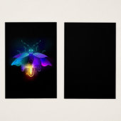 Neon Firefly on black (Front & Back)