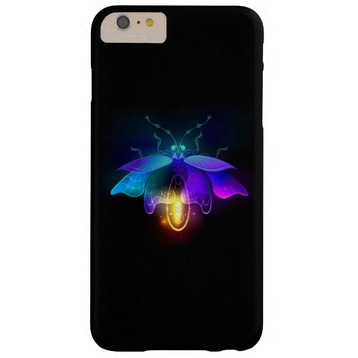 Neon Firefly on black Barely There iPhone 6 Plus Case