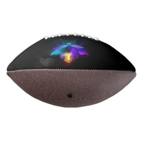 Neon Firefly on black Football