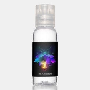 Neon Firefly on black Hand Sanitizer
