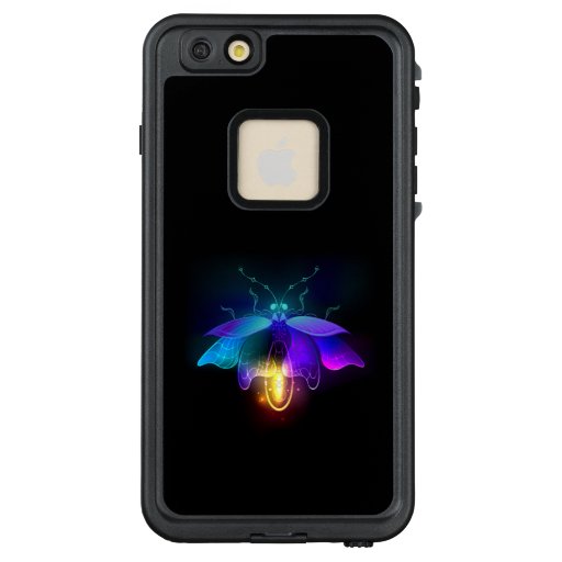 Neon Firefly on black LifeProof FRĒ iPhone 6/6s Plus Case
