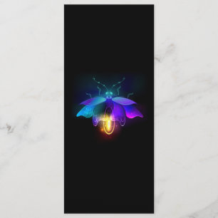 Neon Firefly on black Menu