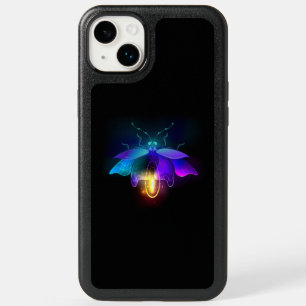 Neon Firefly on black OtterBox iPhone 14 Plus Case