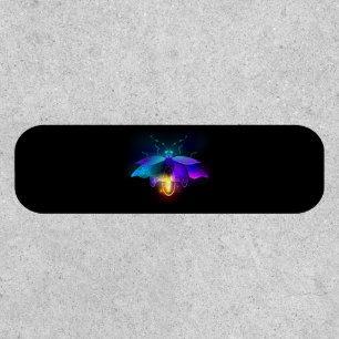 Neon Firefly on black Patch