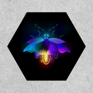 Neon Firefly on black Patch