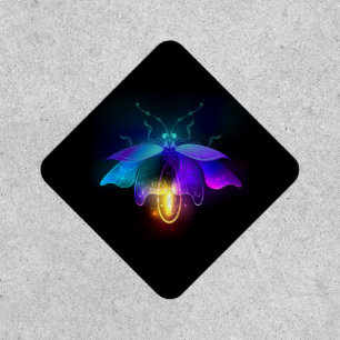 Neon Firefly on black Patch