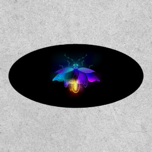 Neon Firefly on black Patch