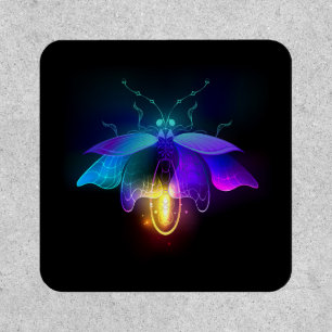 Neon Firefly on black Patch