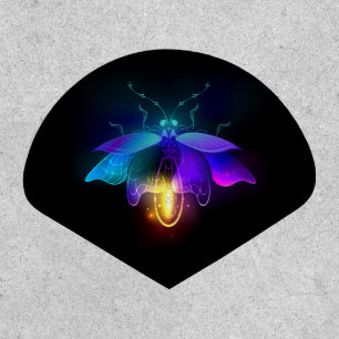 Neon Firefly on black Patch