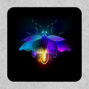 Neon Firefly on black Patch