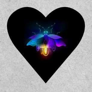 Neon Firefly on black Patch