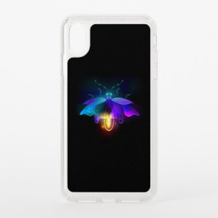 Neon Firefly on black Speck iPhone XS Max Case