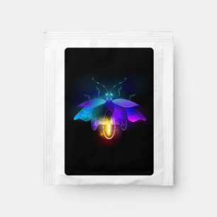 Neon Firefly on black Tea Bag Drink Mix