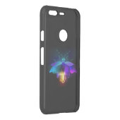 Neon Firefly on black Uncommon Google Pixel Case (Back/Right)