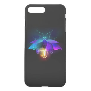 Neon Firefly on black iPhone 8 Plus/7 Plus Case