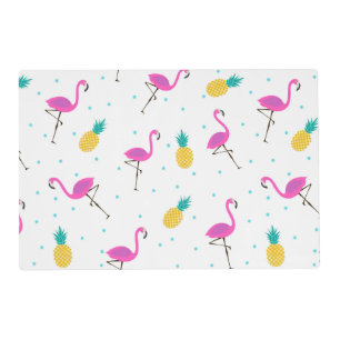 Neon Flamingos 2 2 Placemat